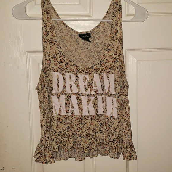 Rue21 Dream Maker Floral CropTop - Picture 1 of 3